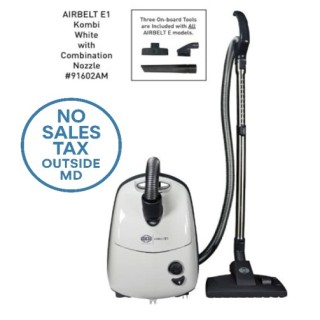 Airbelt E1 Kombi Canister Vacuum White